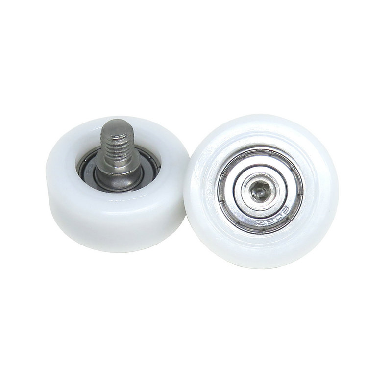 BS60835-15C1L10M8 Plastic coated Bearing stainless steel screw sliding bearing M8x35x15 Widen Nylon Bearings